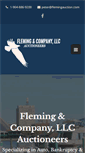 Mobile Screenshot of flemingauction.com